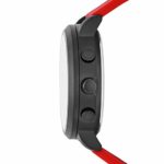 Skechers Men’s Lawndale Quartz Silicone Casual Sports Analog-Digital Watch, Color: Black, Red (Model: SR5073)