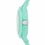 Skechers Women’s Rosencrans Mid Quartz Casual Sports Silicone Three-Hand Analog Watch, Color: Mint Green (Model: SR6027)