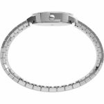 Timex Women’s TW2U08600 Easy Reader 30mm Silver-Tone/White Perfect Fit Expansion Band Watch