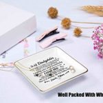 You will always be my baby girl – Ceramic Jewelry Holder Ring Dish Trinket Tray – Daughter Gifts from Mom Or Dad – Birthday Graduation Christmas Gifts