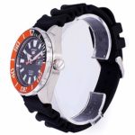 Seiko 5 Sports SRPC59 Men’s Rubber Band Orange Bezel 100M Automatic Dive Watch