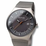BERING Time | Men’s Slim Watch 14440-077 | 40MM Case | Solar Collection | Stainless Steel Strap | Scratch-Resistant Sapphire Crystal | Minimalistic – Designed in Denmark