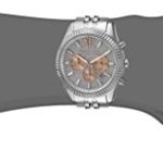 Michael Kors Men’s Lexington Silver-Tone Watch MK8515