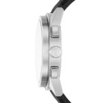 Michael Kors Men’s Grayson Stainless Steel Analog-Quartz Watch with Silicone Strap, Black, 24 (Model: MK8596)