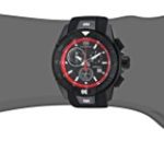 Technomarine Men’s UF6 Stainless Steel Quartz Watch with Silicone Strap, Black, 26 (Model: TM-616002)