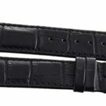 Louis Erard 20mm x 18mm Black Alligator Leather Watch Band Strap
