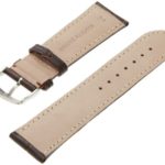 Hadley-Roma Men’s MSM824RB-200 20mm Brown Genuine Alligator Leather Watch Strap