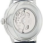 Orient Men’s ‘Bambino Open Heart’ Japanese Automatic Stainless Steel and Leather Dress Watch, Color:Blue (Model: RA-AG0005L10A)