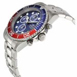 Invicta Men’s Pro Diver 43mm Stainless Steel Quartz Watch, Silver (Model: 1771)