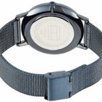 Tommy Hilfiger Women’s Quartz Watch with Stainless Steel Strap, Blue, 20 (Model: 1781971)
