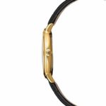 Raymond Weil Men’s Toccata Gold Tone Swiss Quartz Watch with Leather Calfskin Strap, Black, 18 (Model: 5485-PC-00300)