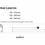 SUUNTO SS050228000 Suunto Watch Strap, 24mm, Textile, M+L: 130-240 mm, Black- Explore, 24mm ; M+L (130-240 mm)