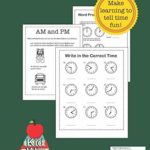 Telling Time Activity Workbook: Over 300 Practice Exercises for Kindergarten, 1st Grade and 2nd Grade