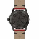 Meccaniche Veneziane Men’s Automatic Diver Watch Nereide Black PVD Red 1302011