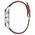 Victorinox Men’s Alliance Stainless Steel Swiss-Quartz Watch with Leather Strap, Brown, 21 (Model: 241749)