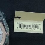 Swiss Rose Gold Silver Date Dial 38mm Unisex Men Women Wrist Watch The City BU9004