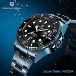 Pagani Design Men Mechanical Wristwatch Ceramic Bezel Automatic Watch Sapphire Glass Watch for Men Waterproof 100M Sports Watches NH35A Movement