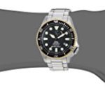 Orient Men’s Neptune Japanese Automatic / Hand Winding Stainless Steel Bracelet Diver Watch, Silver