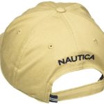 Nautica Men’s Twill 6-Panel Cap, Khaki, One Size
