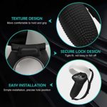 2021 Newest Soft Silicone Controller Skin Grip Cover Protector for Oculus Quest 2 with Paddy Backhand Strap No More Controllers Flying Out – Quest 2 Accessories by X-super Home (Quest 2, Black)