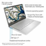 HP Chromebook 14-inch FHD Laptop, Intel Celeron N4000, 4 GB RAM, 32 GB eMMC, Chrome (14a-na0060nr, Ceramic White)