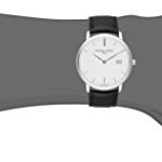 Frederique Constant Men’s FC220S5S6 Slim Line Analog Display Swiss Quartz Black Watch