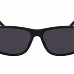 Lacoste Men’s L931S-001 Square Sunglasses, Matte Black, 56/16/145