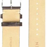 Skagen Men’s 20mm Leather Casual Watch Strap, Color: Dark Brown (Model: SKB6025)