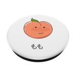 Peach Momo Japanese Kawaii Otaku Style Cute Pink Peach Anime PopSockets Swappable PopGrip