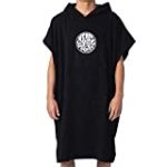 Rip Curl Wet As Hooded Towel Changing Robe One Size Black
