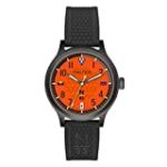 Nautica N83 Men’s NAPCFS915 Crissy Field Black/Orange Silicone Strap Watch