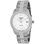 Tissot Men’s Stainless Steel Quartz Watch with Stainless-Steel Strap, White, 20 (Model: T0494101101700)