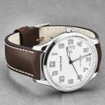 Louis Erard Men’s ‘Heritage’ Limited Edition White Dial Brown Leather Strap Automatic Watch 69297AA01.BVA07