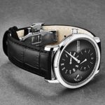 Louis Erard Men’s ‘Excellence’ Black Dial Black Leather Strap Manual Wind Watch 54230AG52.BDC02