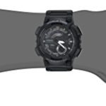 Casio Men’s Sports Stainless Steel Quartz Watch with Resin Strap, Black, 27.4 (Model: AEQ110W-1BV)