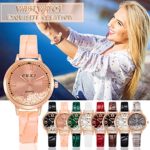Women’s Watches, Auwer Retro Rainbow Design Leather Band Analog Alloy Quartz Wrist Watch (B 1)