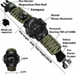 6-in-1 Men Sports Watches Dual Display Analog Digital LED Electronic Quartz Wristwatches Waterproof Swimming Military Watch Christmas Birthday Valentines Day Gift Ideas for Boy