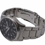 SEIKO Men’s SNZG13 SEIKO 5 Automatic Black Dial Stainless-Steel Bracelet Watch