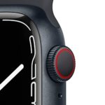 Apple Watch Series 7 GPS + Cellular, 41mm Midnight Aluminum Case with Midnight Sport Band – Regular (Renewed)