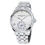 Frederique Constant Men’s Horological Smart Watch Swiss-Quartz Stainless-Steel Strap, Silver, 21 (Model: FC-285S5B6B)