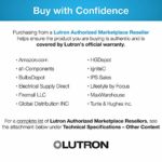 Lutron Caseta Wireless Smart Lighting Dimmer Switch and Remote Kit for Wall & Ceiling Lights, P-PKG1W-WH, White