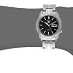 Seiko Men’s SNKK71 Seiko 5 Automatic Stainless Steel Watch with Black Dial