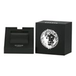 VERSUS Versace Men’s Chrono Lion Modern Round IP Stainless Steel Quartz Watch Strap, Black, 20 (Model: VSPBH7221)