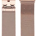 Skagen Men’s 18mm Stainless Steel Mesh Watch Strap, Color: Rose Gold (Model: SKB6076)