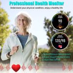 Smart Watch, Smartwatch for Android Phones, Waterproof Fitness Watch with Blood Pressure Heart Rate Monitor Sport Activity Tracker Watch with Pedometer Calorie Compatible for Samsung iOS Women Men