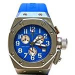 Swiss Legend 10535-03 Trimix Women’s Diver Chronograph Watch with Blue Dial & Blue Silicone Strap