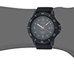 Timex Men’s TW2U30300 Expedition Gallatin Solar Black Fabric Slip-Thru Strap Watch,Black/Orange