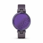 Garmin Lily™, Small GPS Smartwatch with Touchscreen and Patterned Lens, Dark Purple