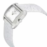 Tissot Women’s T023.309.16.031.02 T-Wave White Dial Leather Strap Watch