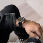 LIV GX1 Swiss Chronograph (Rose Gold Case Black Dial White Numbers)